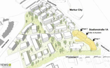 Lageplan - Urbaner Balkonblick