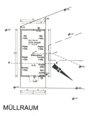Plan Müllraum