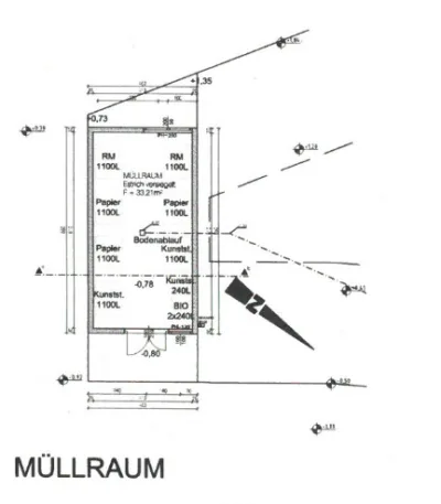 Plan Müllraum