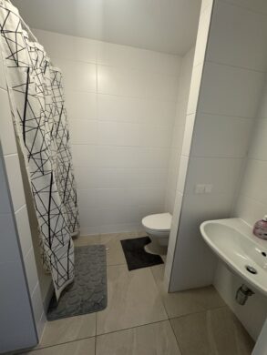 Badezimmer mit WC - Zentrale Terrassen-Wohnung