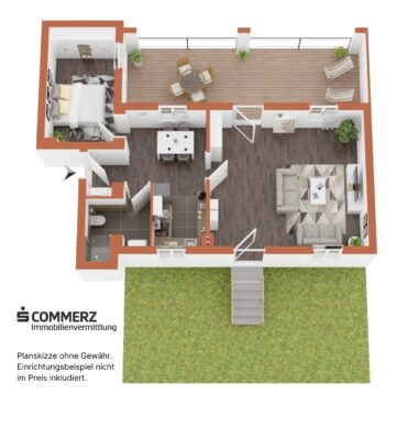Raumskizze - Modern Living