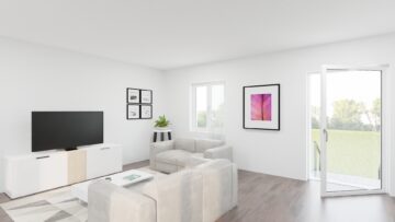 Visualisierung Wohnzimmer - Modern Living