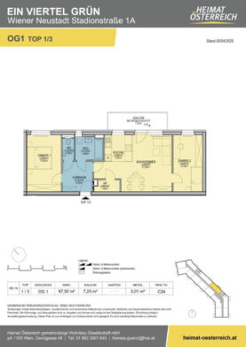 Plan Top 1/3 - Modern und zentral