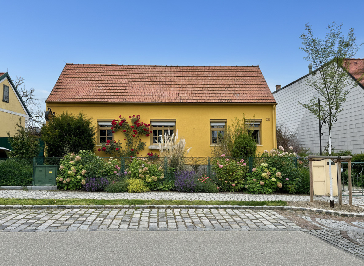 Titelbild - Wohnen und Heuriger vereint