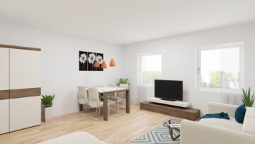 Innenvisualisierung Wohnzimmer - Young, free and Single