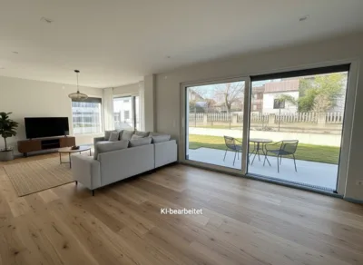 Wohnzimmer KI generiert