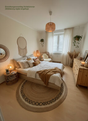 Einrichtungsvorschlag (KI generiert) - Beste Lage, helle Wohnung