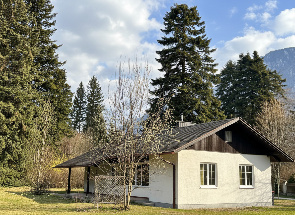 Seitenansicht - KI_generiert (Sonnenschein) - Wohnen am Fuße der Rax