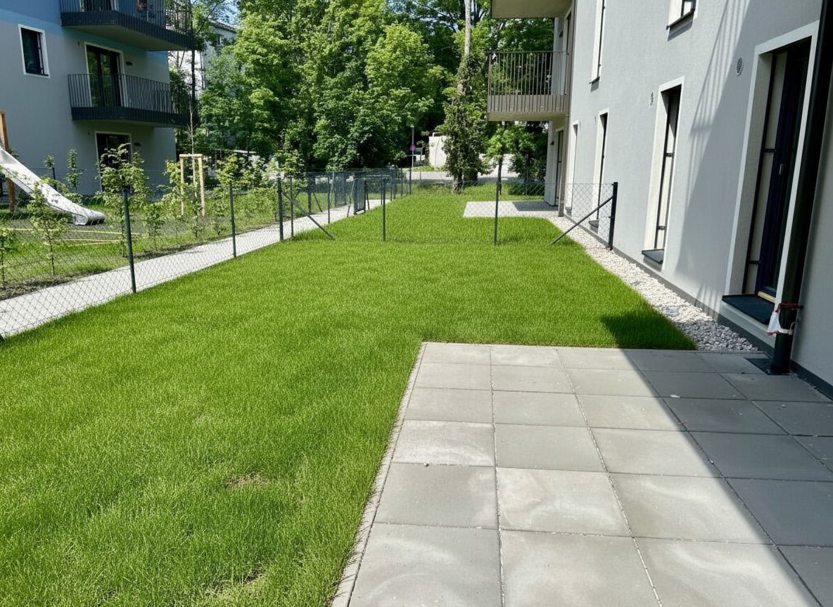 Terrasse mit Garten - Gartenglück