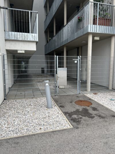 Zugang zu den Wohnungen