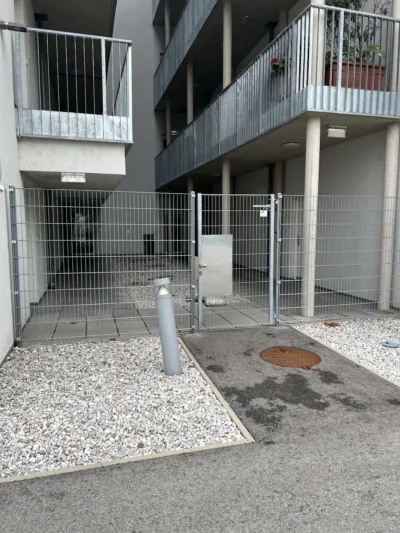 Zugang zu den Wohnungen