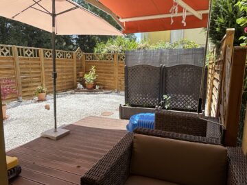 Outdoorsitzecke - Charmante Gartenwohnung