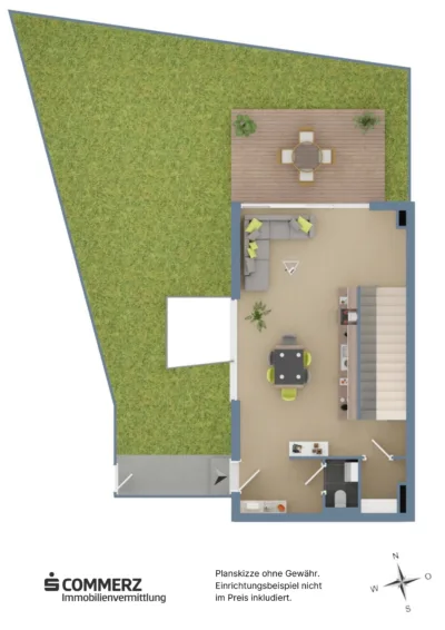 Plan Top 3 Erdgeschoss